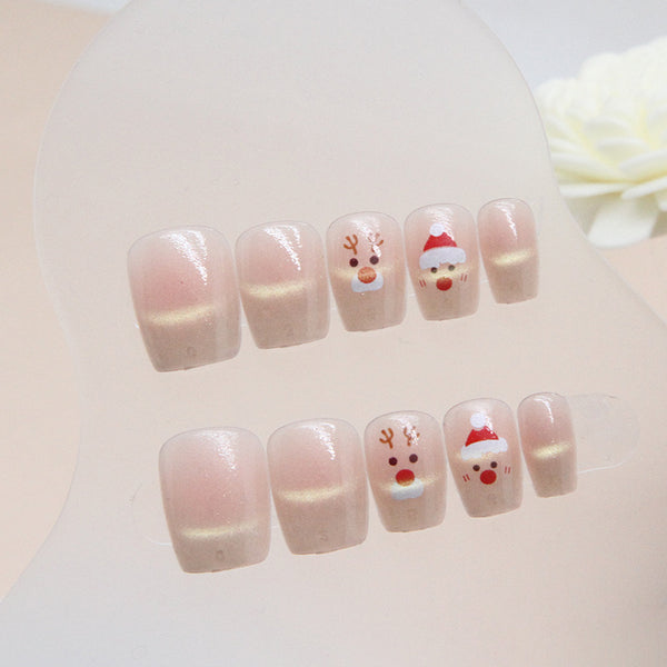 12 Sizes-24 Pcs Press On Nails MY007