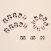 12 Sizes-24 Pcs Press On Nails W384