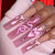 12 Sizes-24 Pcs Press On Nails JP2282