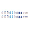 12 Sizes-24 Pcs Press On Nails W2009
