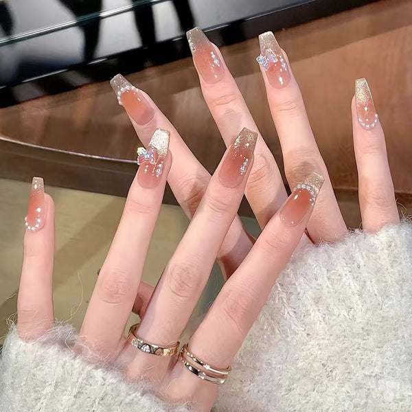 12 Sizes-24 Pcs Press On Nails nail-accessory