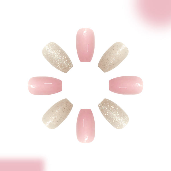 12 Sizes-24 Pcs Press On Nails C1591