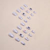 12 Sizes-24 Pcs Press On Nails W1431