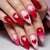 12 Sizes-24 Pcs Press On Nails Y1673