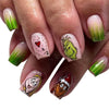 12 Sizes-24 Pcs Press On Nails C717