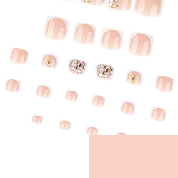 12 Sizes-24 Pcs Press On Nails JP4257