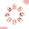 12 Sizes-24 Pcs Press On Nails C1632