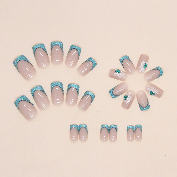 12 Sizes-24 Pcs Press On Nails Z732