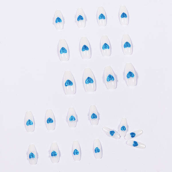 12 Sizes-24 Pcs Press On Nails JP1056