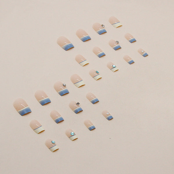 12 Sizes-24 Pcs Press On Nails Z529