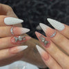 12 Sizes-24 Pcs Press On Nails BZ1417