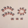 12 Sizes-24 Pcs Press On Nails W1419
