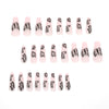 12 Sizes-24 Pcs Press On Nails JP1469