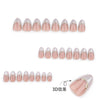 12 Sizes-24 Pcs Press On Nails JP3726