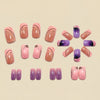12 Sizes-24 Pcs Press On Nails Y1554