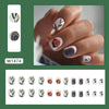 12 Sizes-24 Pcs Press On Nails W1474