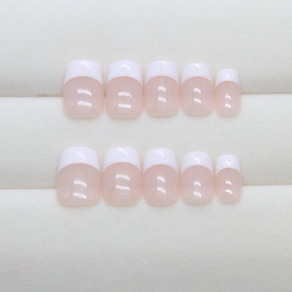 12 Sizes-24 Pcs Press On Nails R914