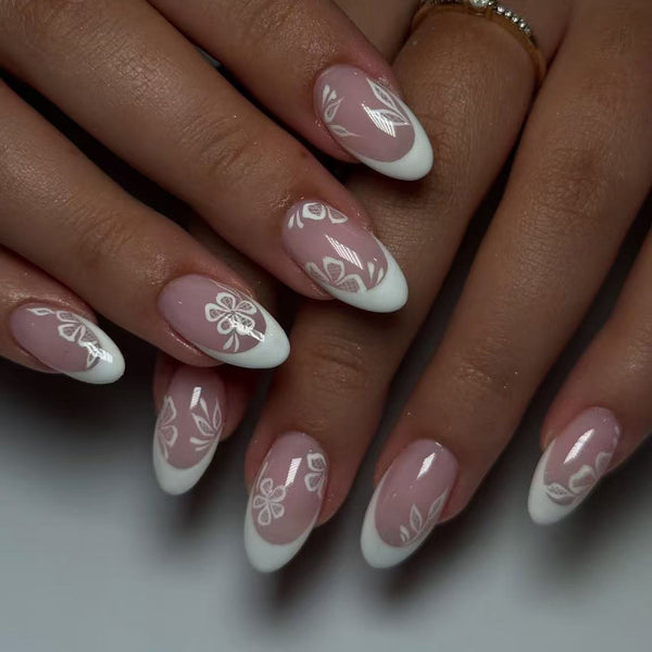 12 Sizes-24 Pcs Press On Nails C949