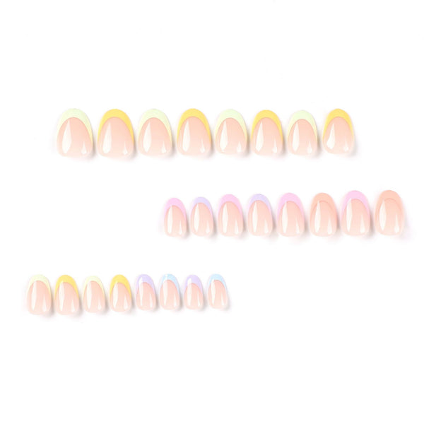 12 Sizes-24 Pcs Press On Nails JP2528