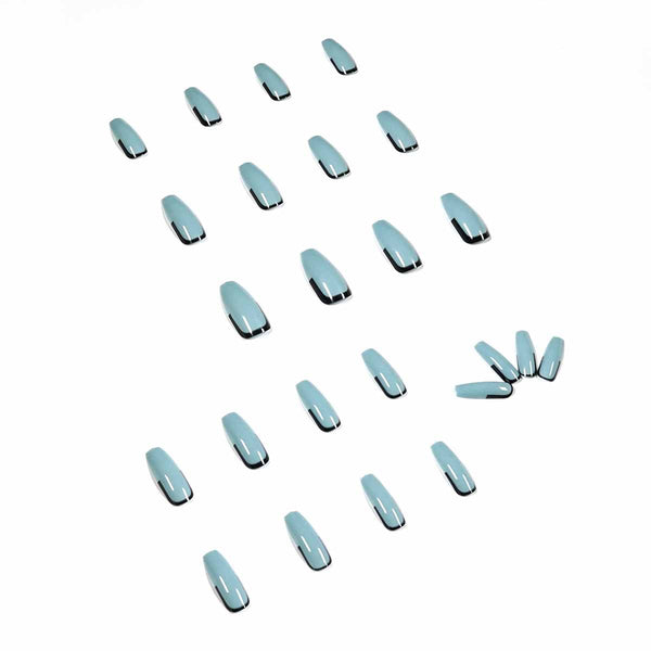 12 Sizes-24 Pcs Press On Nails JP1164