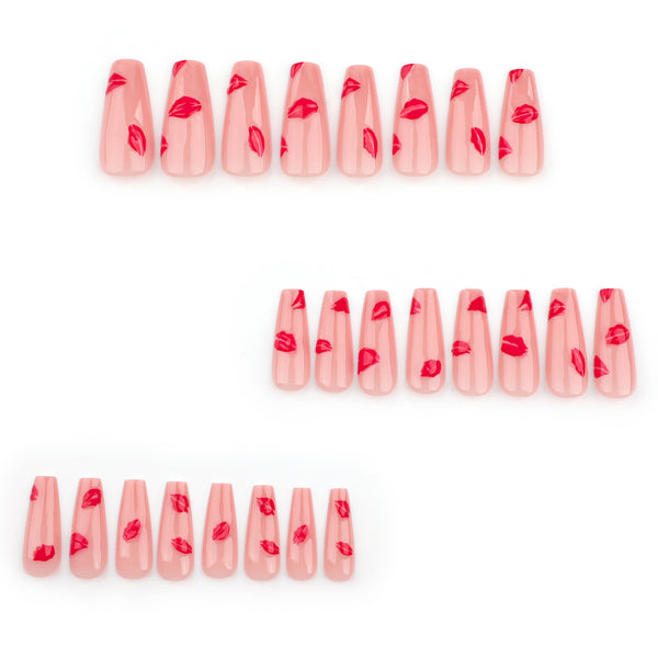 12 Sizes-24 Pcs Press On Nails JP3627