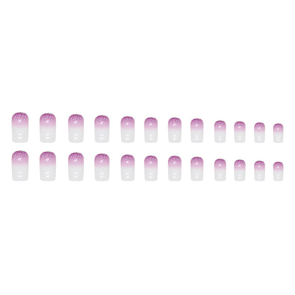 12 Sizes-24 Pcs Press On Nails W1046