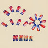 12 Sizes-24 Pcs Press On Nails Y1712