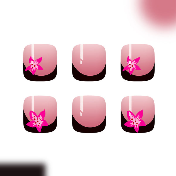 12 Sizes-24 Pcs Press On Nails C982