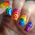 12 Sizes-24 Pcs Press On Nails Y1261