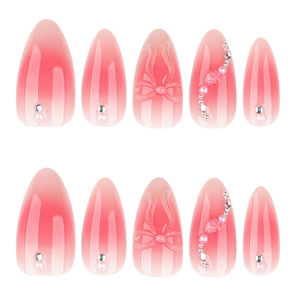 12 Sizes-24 Pcs Press On Nails JP4149