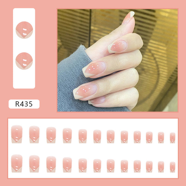 12 Sizes-24 Pcs Press On Nails R435