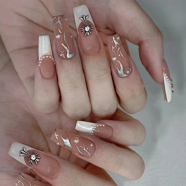 12 Sizes-24 Pcs Press On Nails Z779