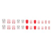 12 Sizes-24 Pcs Press On Nails W839