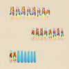 12 Sizes-24 Pcs Press On Nails Y700