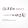 12 Sizes-24 Pcs Press On Nails JP1641