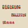 12 Sizes-24 Pcs Press On Nails Y1210