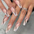 12 Sizes-24 Pcs Press On Nails JP3045