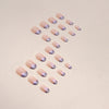 12 Sizes-24 Pcs Press On Nails W1013