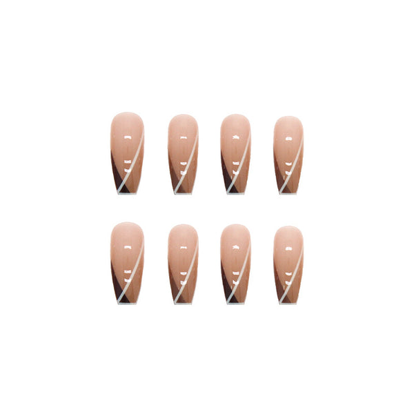 12 Sizes-24 Pcs Press On Nails R613