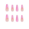 12 Sizes-24 Pcs Press On Nails JP1444