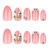12 Sizes-24 Pcs Press On Nails JP4298