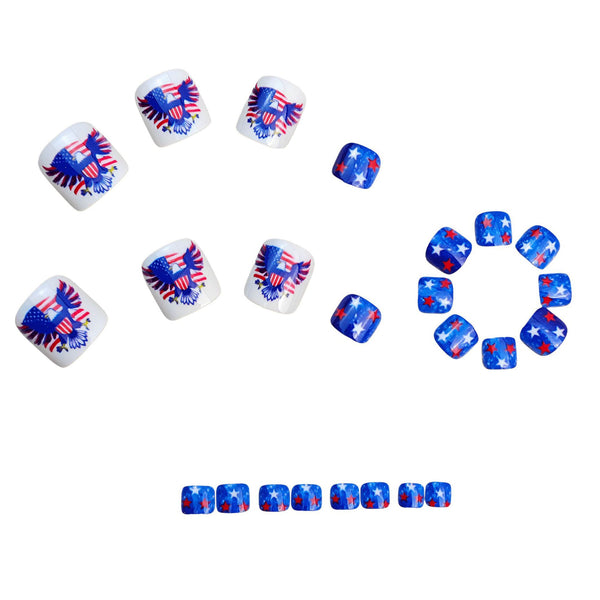 12 Sizes-24 Pcs Press On Nails Y1973