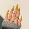 12 Sizes-24 Pcs Press On Nails JP2491