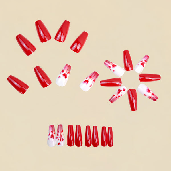 12 Sizes-24 Pcs Press On Nails Y1620