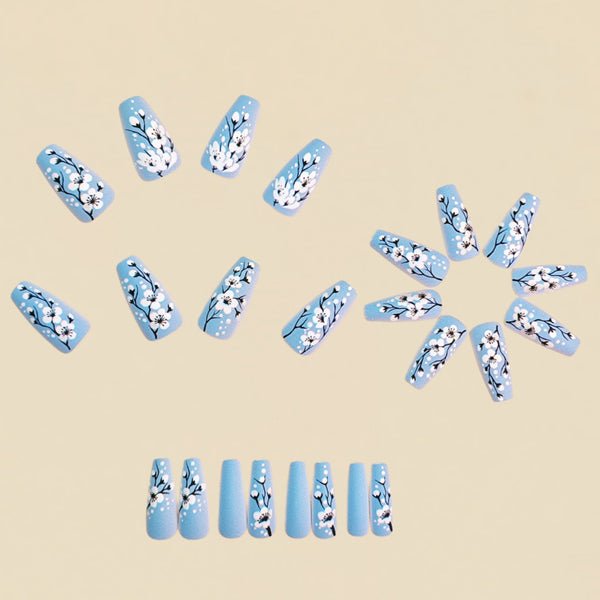 12 Sizes-24 Pcs Press On Nails y2084-24