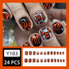 12 Sizes-24 Pcs Press On Nails Y183