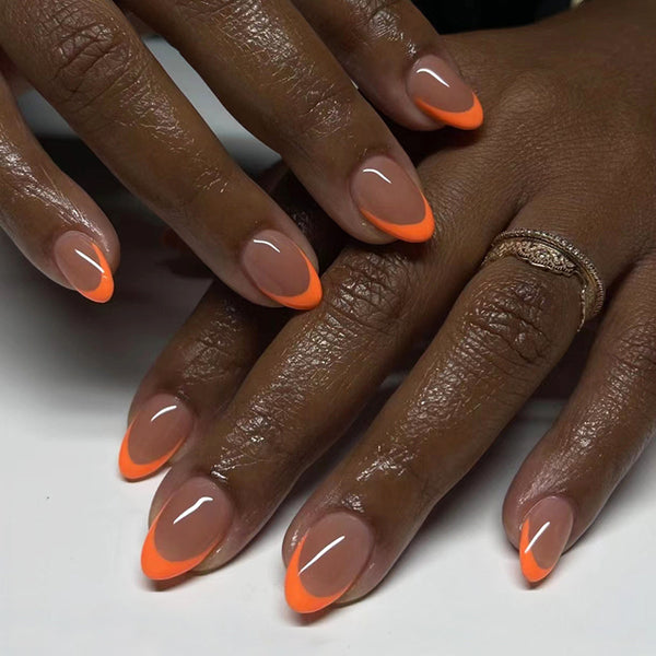 12 Sizes-24 Pcs Press On Nails W1617
