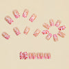 12 Sizes-24 Pcs Press On Nails Y1307