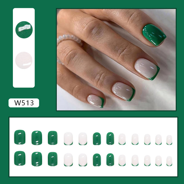 12 Sizes-24 Pcs Press On Nails W486