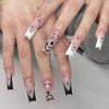12 Sizes-24 Pcs Press On Nails Z592